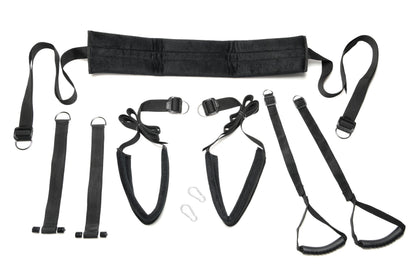 XR Brands Lover's Door Swing - Padded Door Swing for Comfortable Support - Black