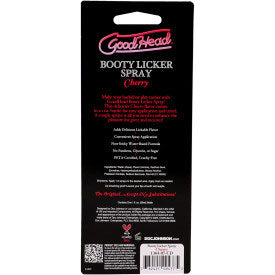 Goodhead Booty Licker Spray Cherry – 1 Fl. Oz – Water-Based Flavor Enhancer