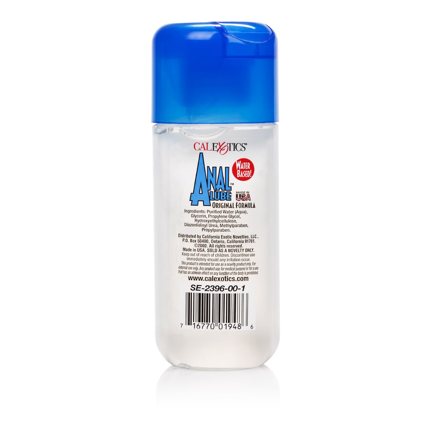 CalExotics Anal Lube Original Water-Based Lubricant – 6 Oz