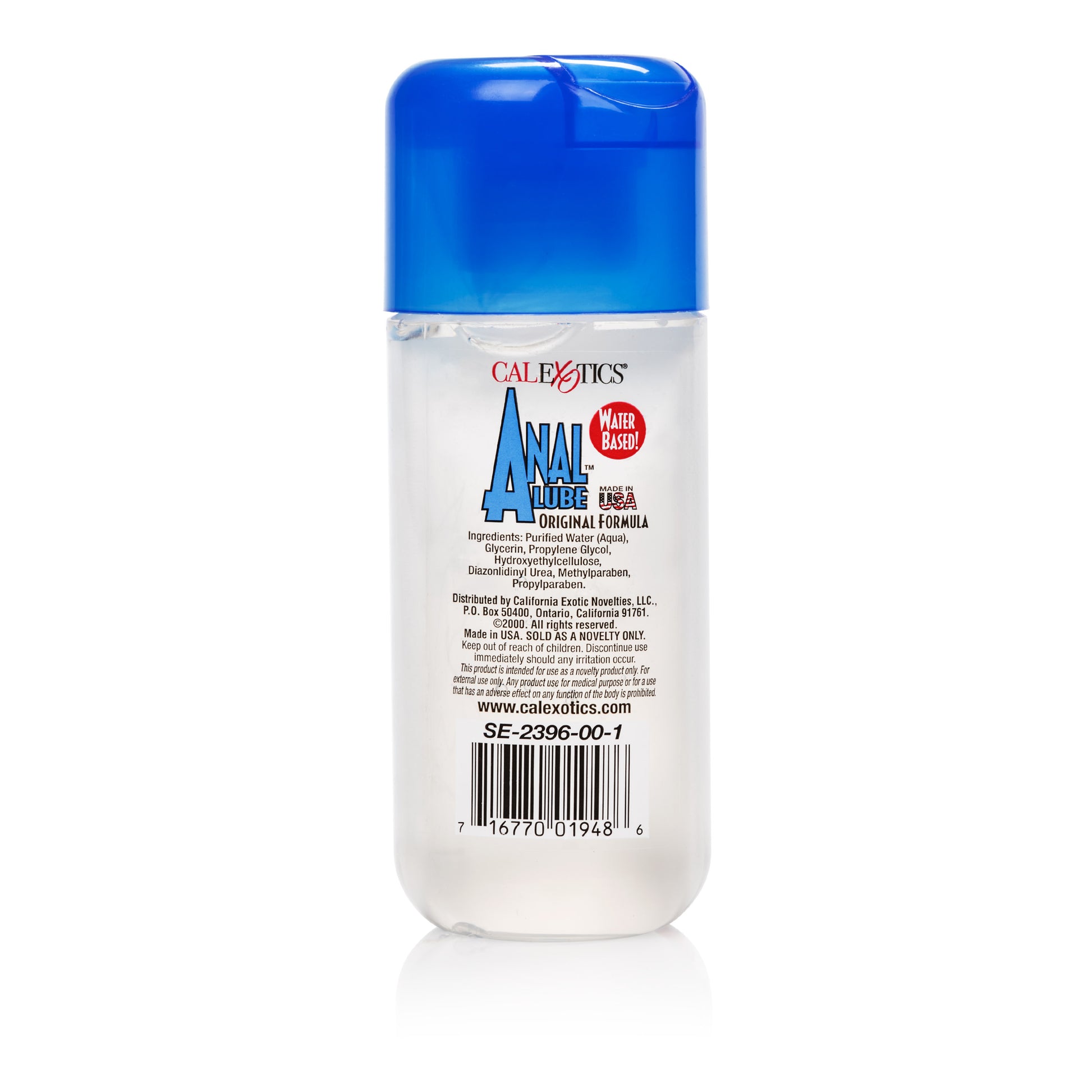 CalExotics Anal Lube Original Water-Based Lubricant – 6 Oz