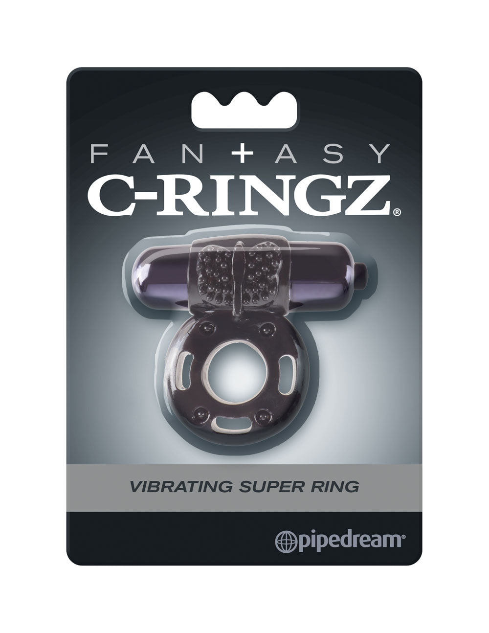 Fantasy C-Ringz Vibrating Super Ring – Erection Support – Black