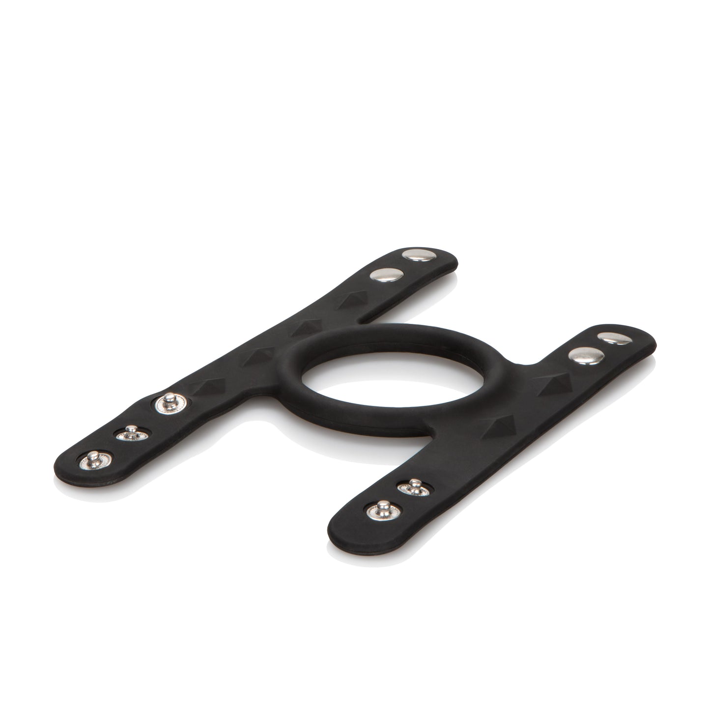 CalExotics Silicone Tri-Snap C & B Cage – Adjustable Black Silicone Enhancement Device