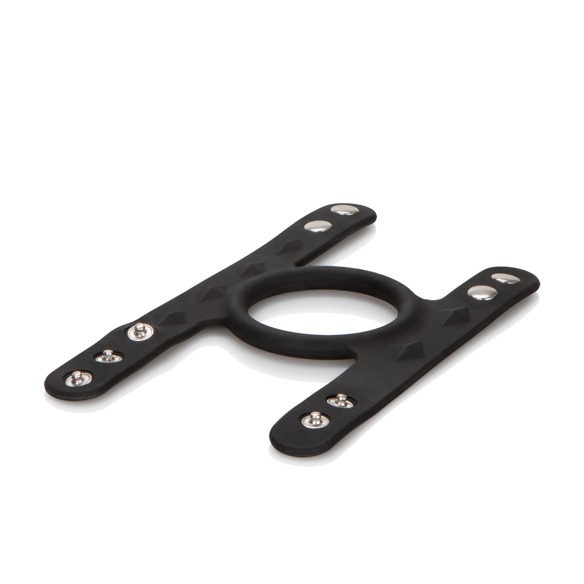 CalExotics Silicone Tri-Snap C & B Cage – Adjustable Black Silicone Enhancement Device