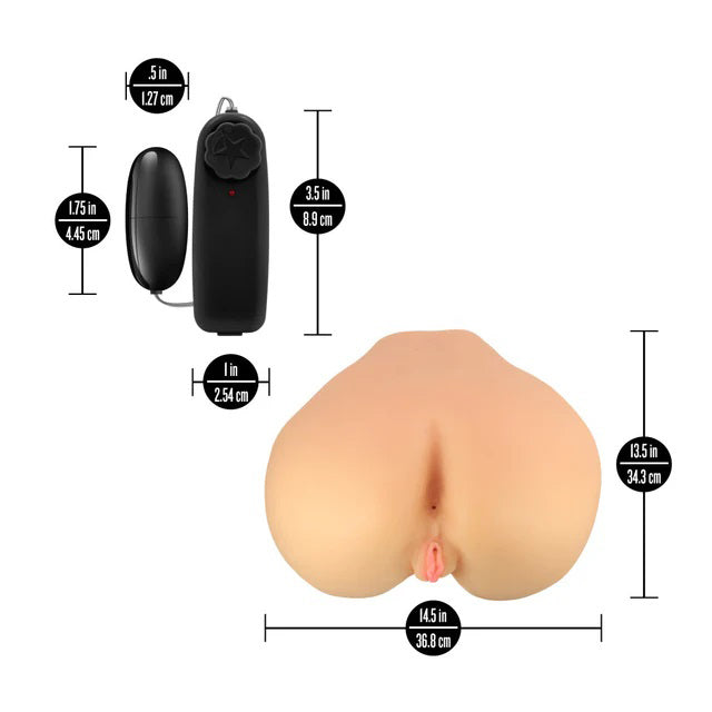 Enlust Annabella Realistic Masturbator with Dual Openings – Beige