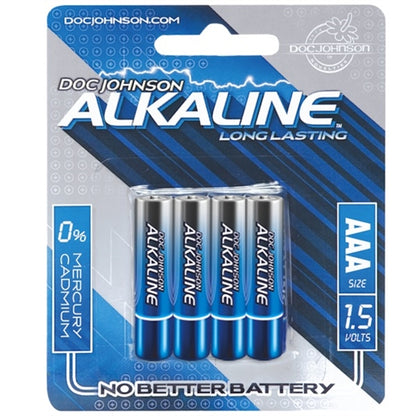Doc Johnson Alkaline AAA Batteries – 4 Pack
