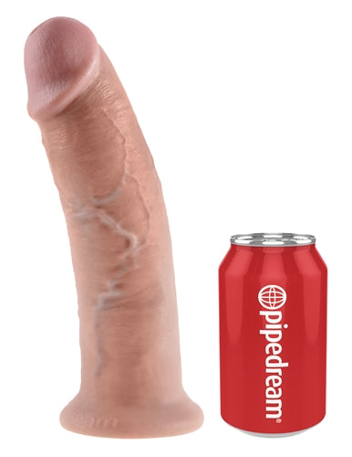 King Cock 10-Inch Dildo with Suction Cup Base - Flesh