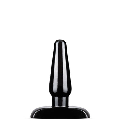 Anal Adventures Basic Anal Plug - Small - Tapered Design - Black