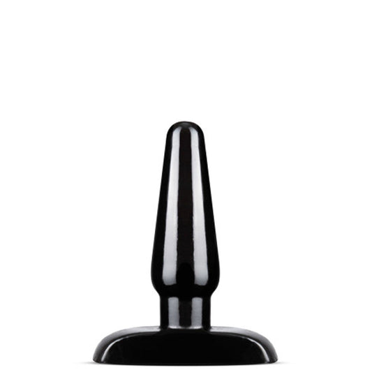 Anal Adventures Basic Anal Plug - Small - Tapered Design - Black