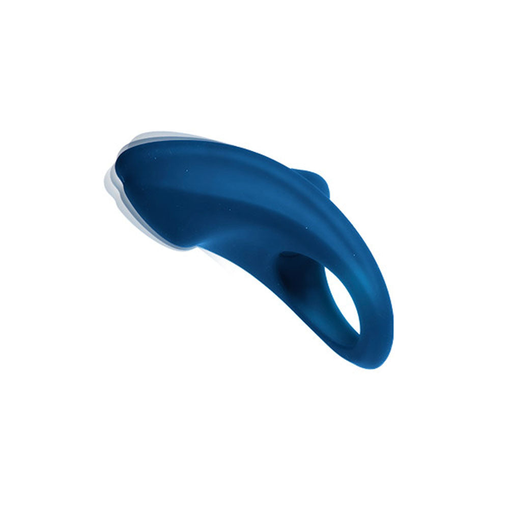 VeDO Over Drive Plus Rechargeable Cock Ring - Blue - 10 Vibration Modes