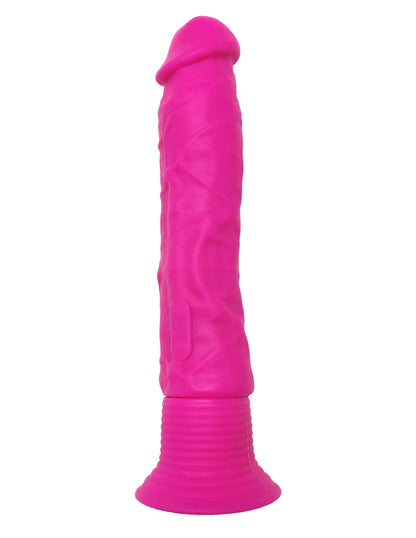 Pipedream Neon Silicone Wall Banger – Pink – Waterproof Suction Cup Dildo