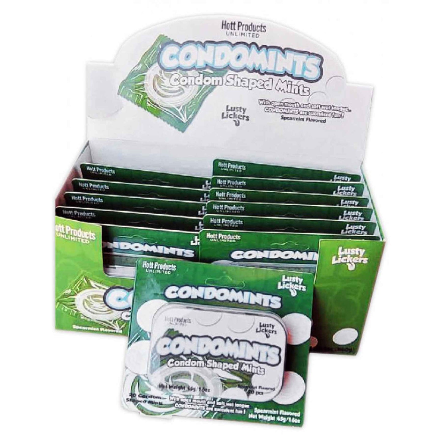 Hott Products Spearmint Flavor Penis Shaped Mints – 12 Count