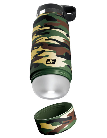 Pipedream Fap Flask Happy Camper Stroker – Green
