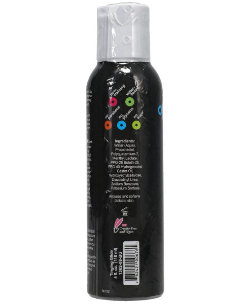 Doc Johnson Mood Tingling Glide Water-Based Lubricant - 4 Fl. Oz.