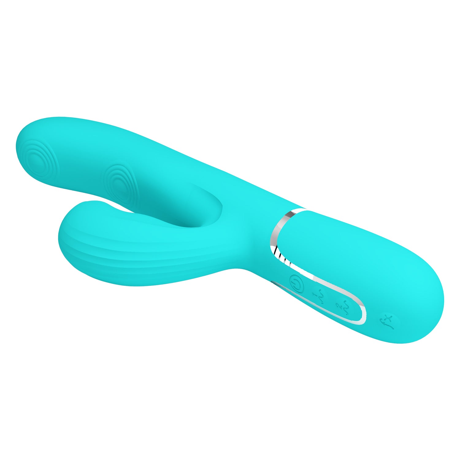 Pretty Love Perdita Twinkled Tenderness Vibrator - Rabbit Style - Turquoise