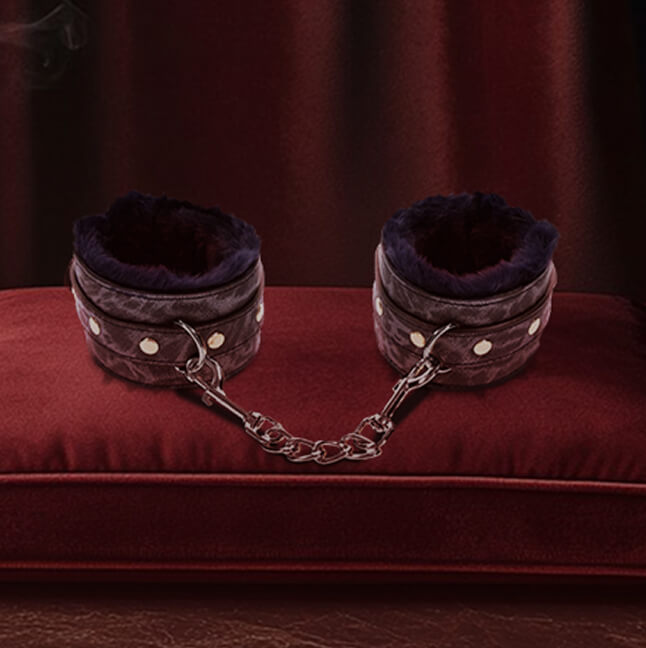 Cougar Fur Handcuffs