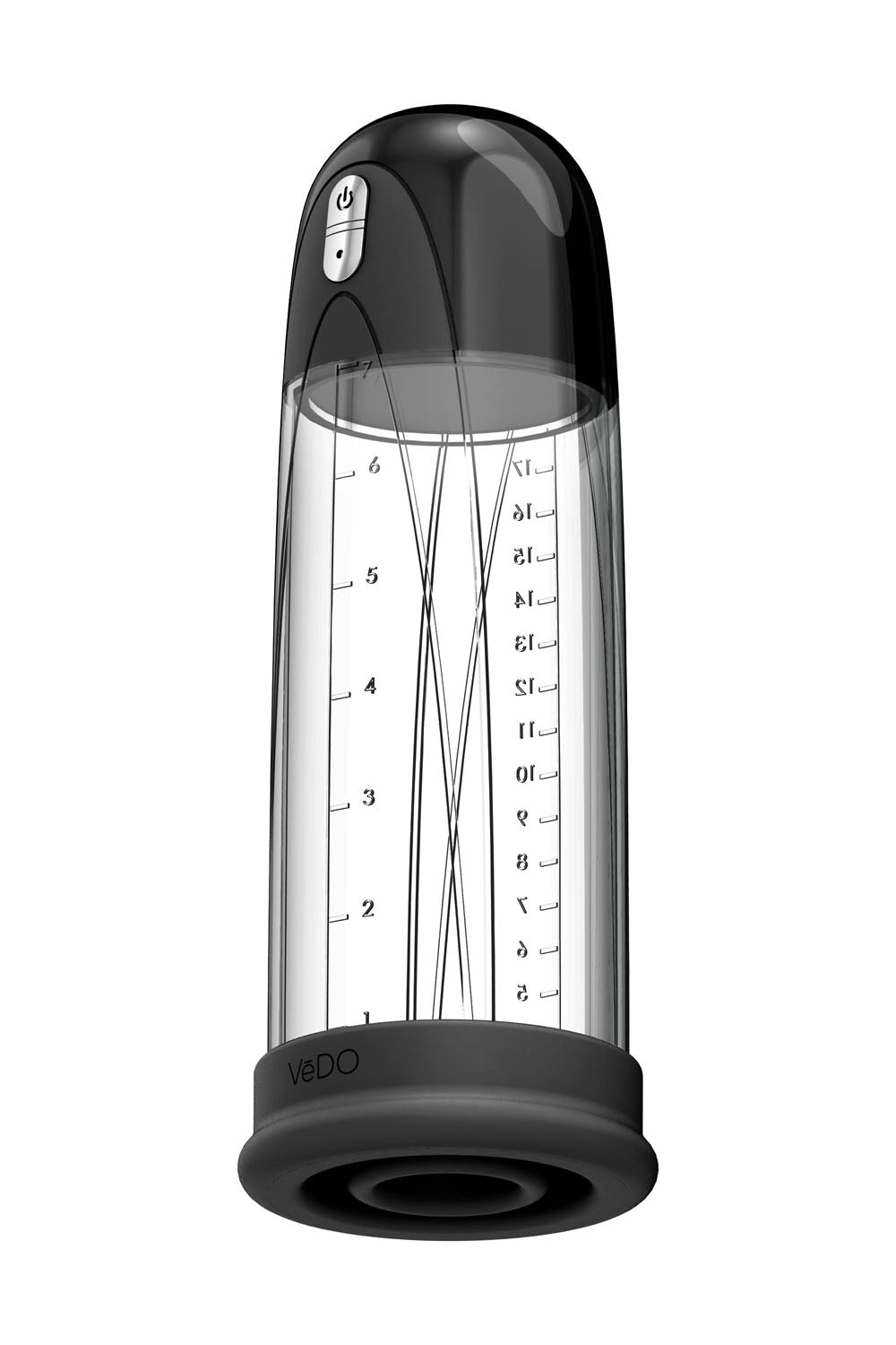 VeDO Pump Rechargeable Vacuum Penis - Multi-Speed Suction - Clear