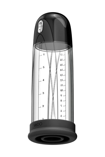 VeDO Pump Rechargeable Vacuum Penis - Multi-Speed Suction - Clear
