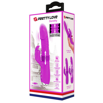 Pretty Love Dorothy Thrusting Rabbit Vibrator - Purple - Multi-Function
