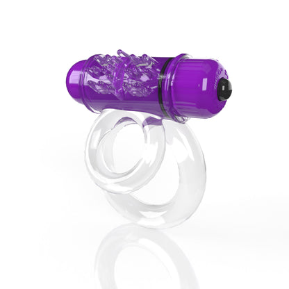 Screaming O 4B Double O Super Powered Vibrating Double Ring – Grape
