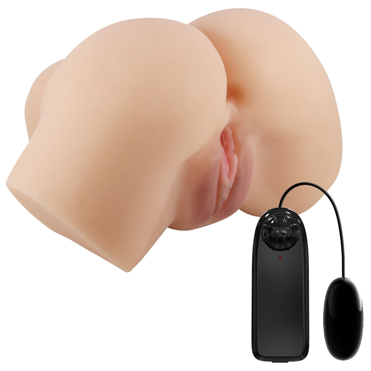 Pretty Love Hailey Realistic Vagina and Ass Vibrator – Beige