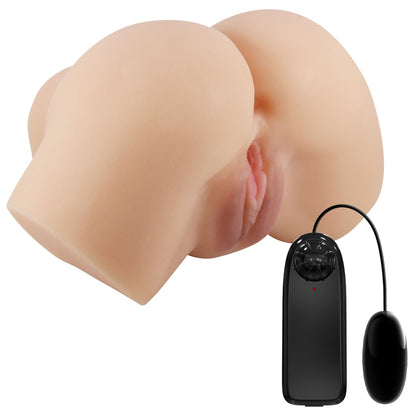 Pretty Love Hailey Realistic Vagina and Ass Vibrator – Beige