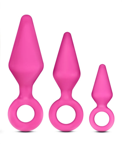 Candy Rimmer Kit - Anal Training Kit with 3 Sizes - Fuchsia