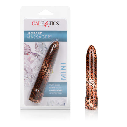 CalExotics Leopard Massager Mini Multi-Speed Vibrator - Animal Print