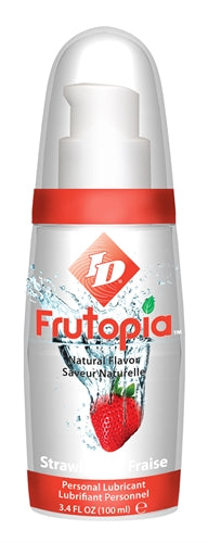 I.D. Lubricants Frutopia Natural Flavor Strawberry Lubricant – 3.4 Oz