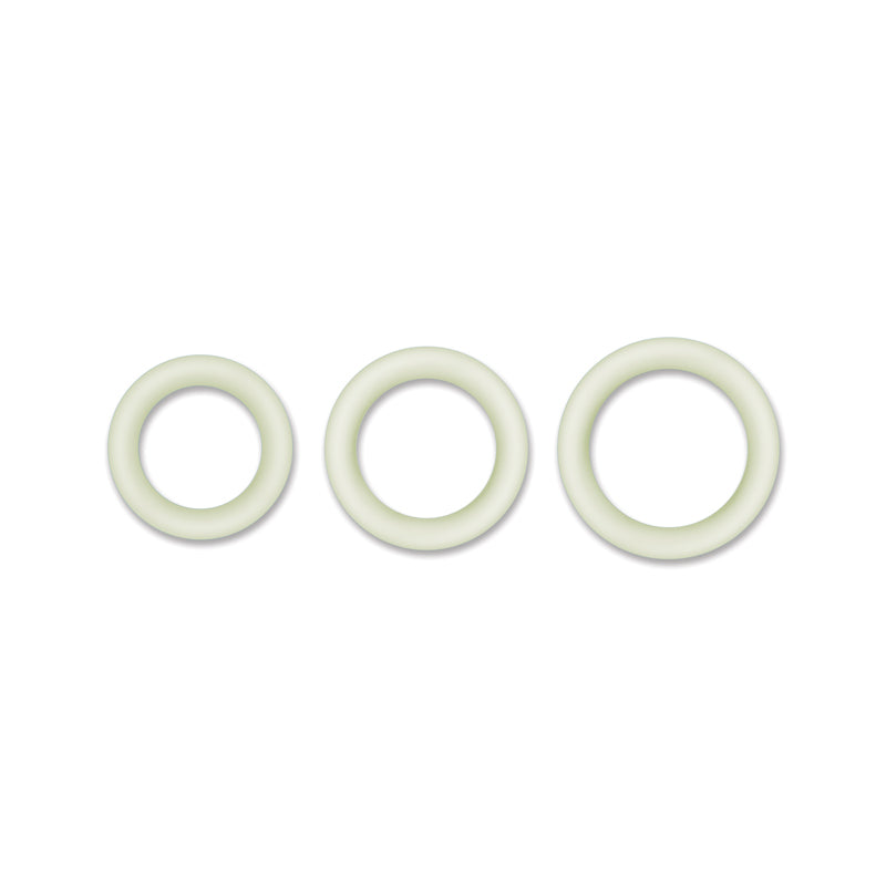 Firefly Halo Large Glow-in-the-Dark Cock Ring - Clear