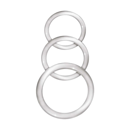 Nasstoys Enhancer Silicone Cockrings - Clear - Waterproof - Phthalate Free