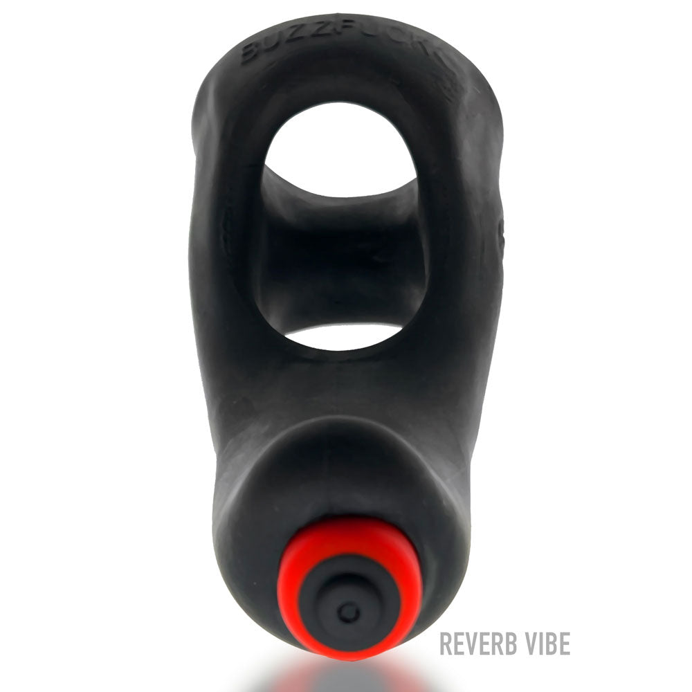 Buzzfuck Taint Vibe-Sling - Black - Vibrating Cock and Ball Sling