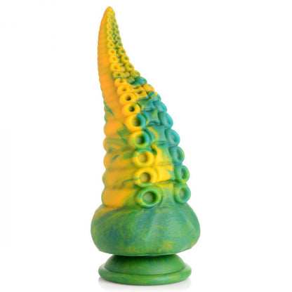 XR Brands Monstropus Tentacled Monster Silicone Dildo – Tapered with Unique Texture – Multi