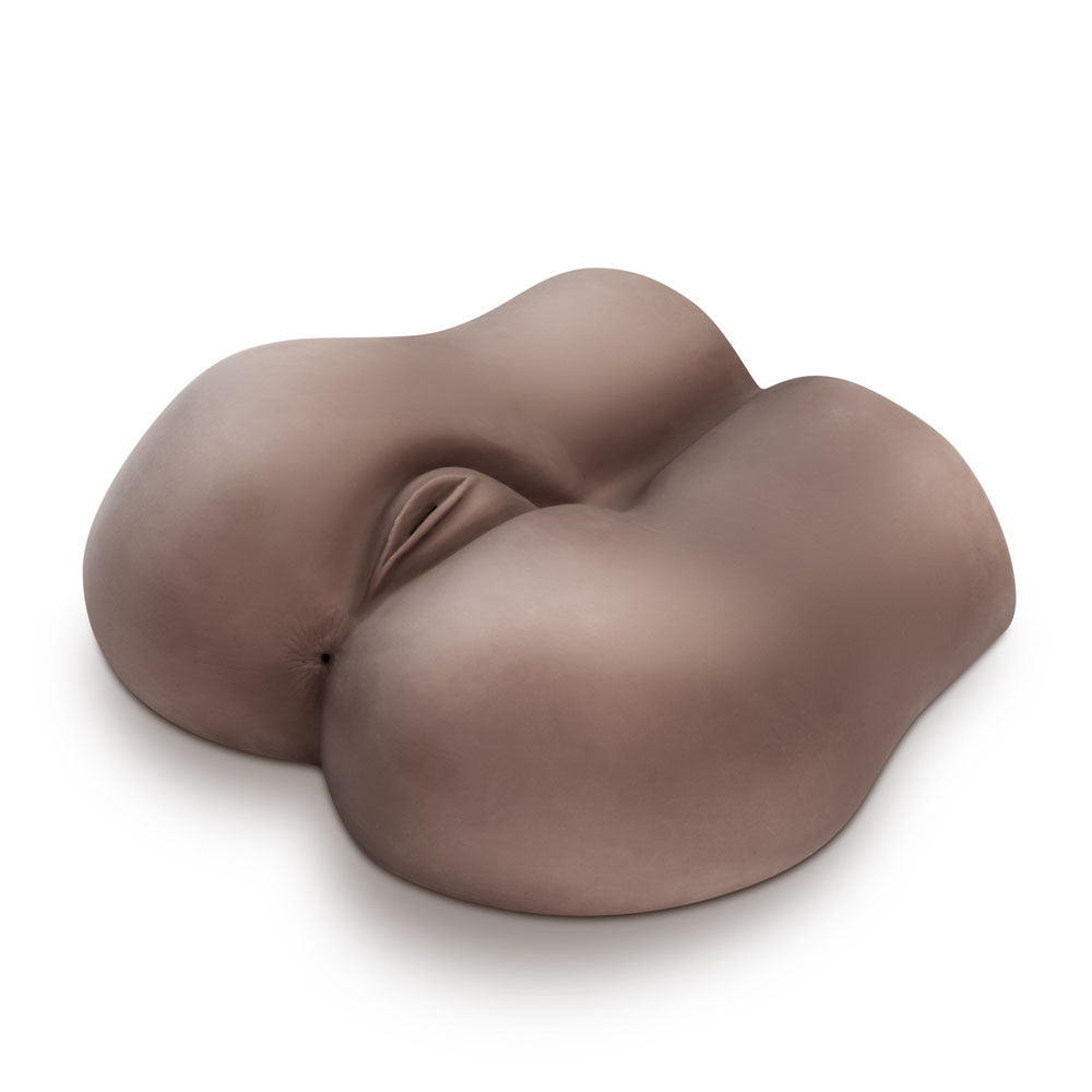 Blush Hot Chocolate Fuck Me Deep - Realistic Vibrating Stroker - Brown