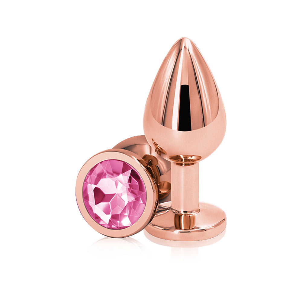 Rear Assets Rose Gold Medium Anal Toy - Pink