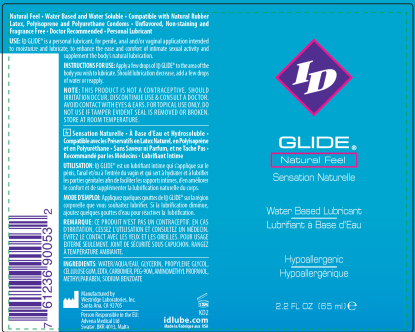 I.D. Lubricants ID Glide Water-Based Lubricant 2.2 Fl Oz – Clear