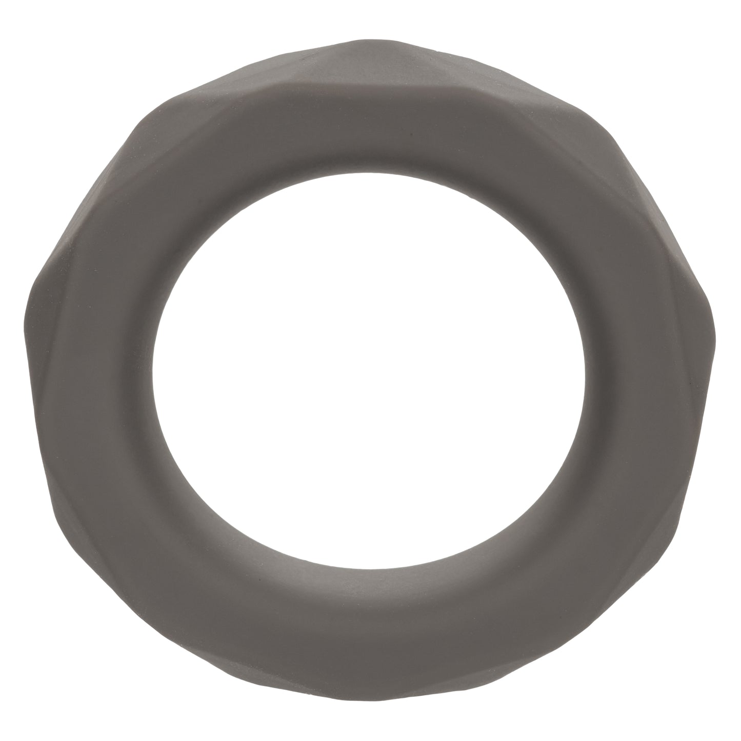 CalExotics Alpha Liquid Silicone Prolong Prismatic Ring - Gray
