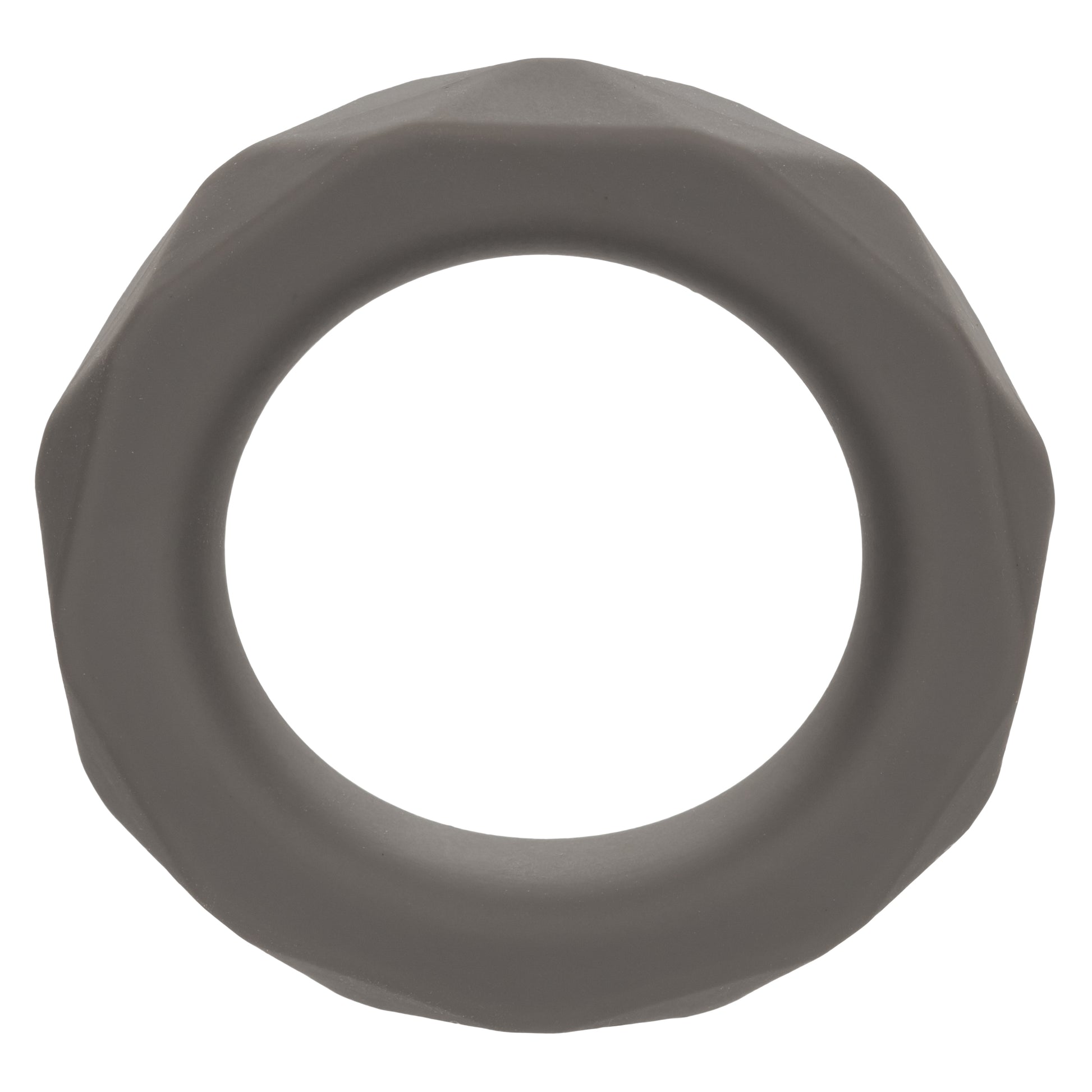CalExotics Alpha Liquid Silicone Prolong Prismatic Ring - Gray