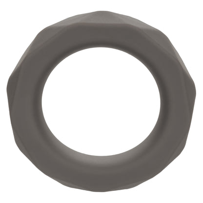 CalExotics Alpha Liquid Silicone Prolong Prismatic Ring - Gray
