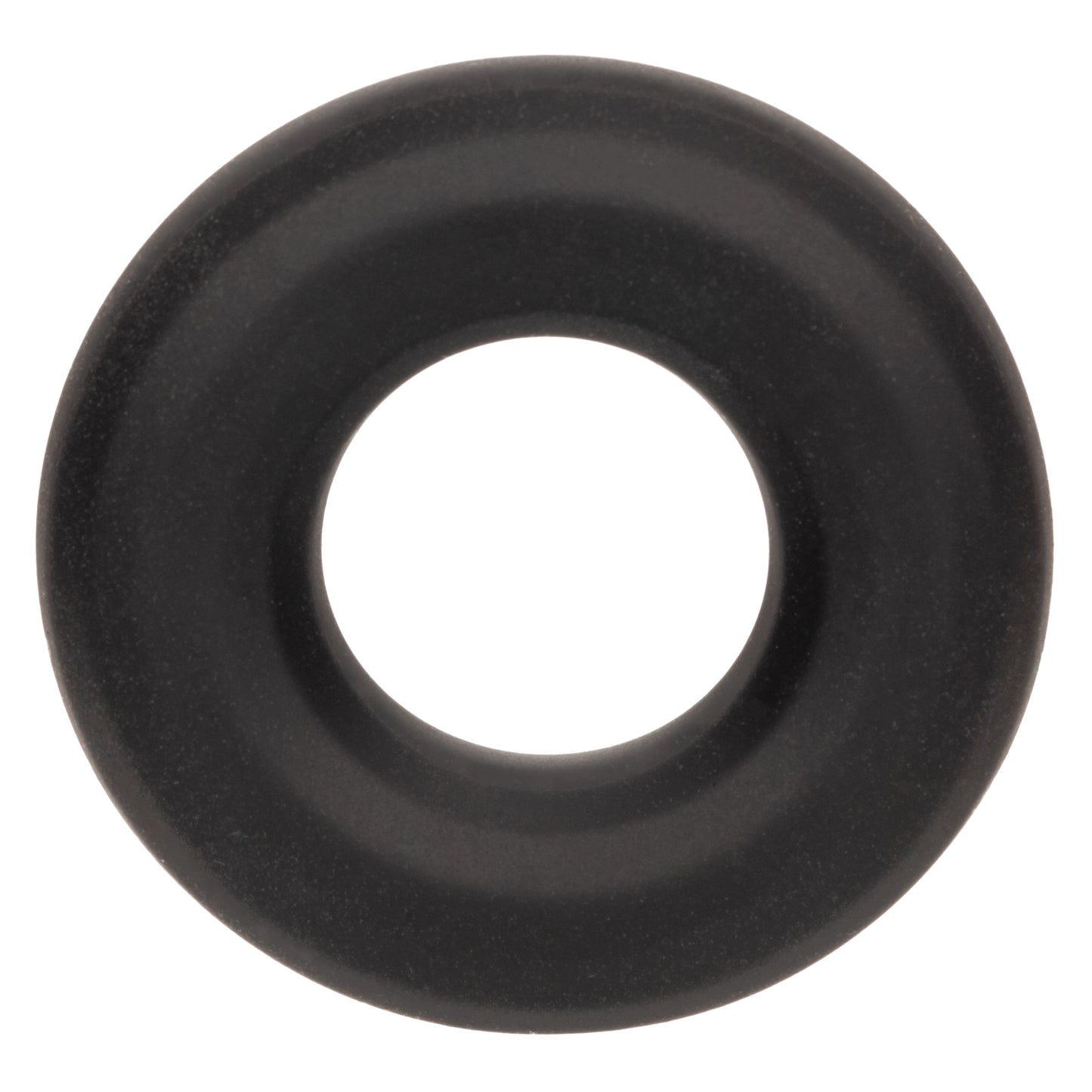 CalExotics Alpha Liquid Silicone Prolong Medium Ring - Black - Waterproof Enhancer