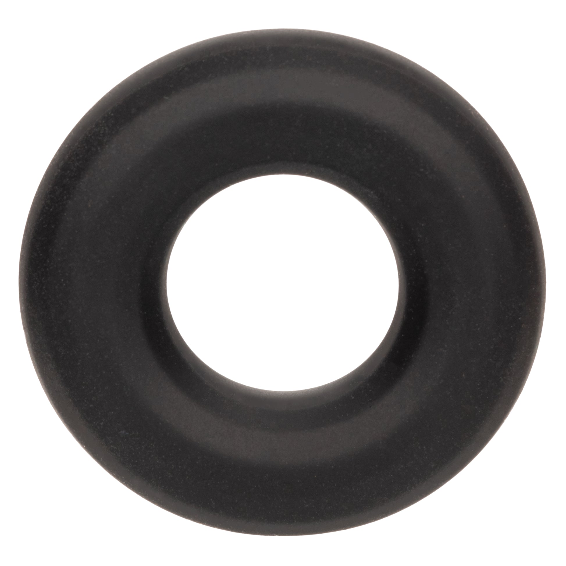 CalExotics Alpha Liquid Silicone Prolong Medium Ring - Black - Waterproof Enhancer