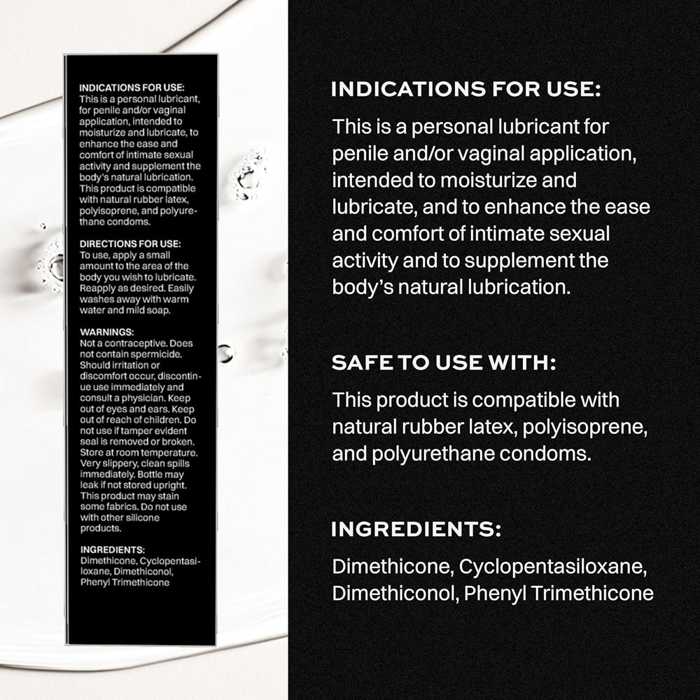 Wet Platinum Luxury Silicone Lubricant - 9 Fl. Oz. - Clear, Paraben-Free