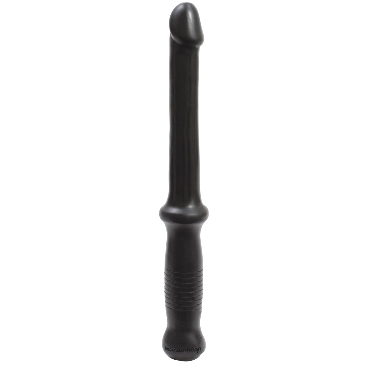 Doc Johnson Anal Push Probe – Flexible PVC Anal Probe with Phallic Head – Black