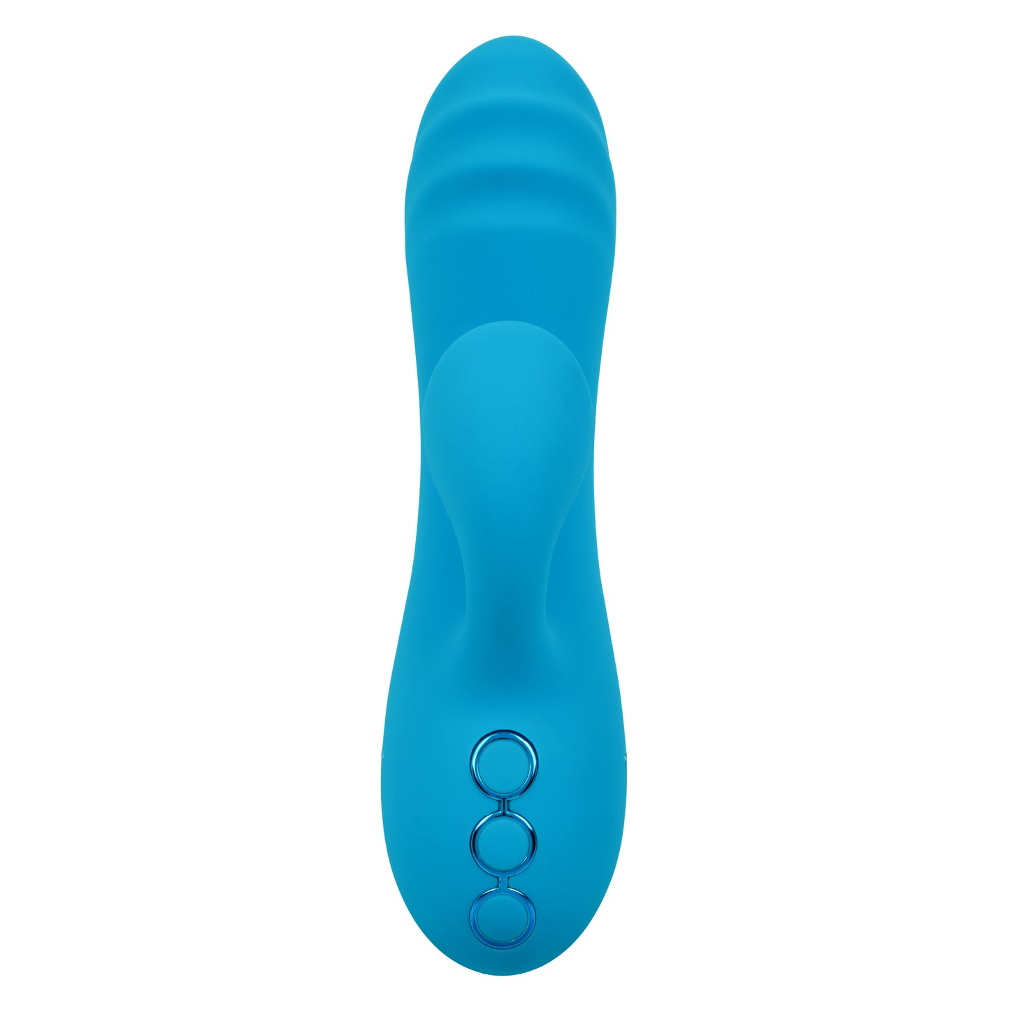 CalExotics California Dreaming Sunset Beach Seducer – Blue – Dual Stimulator with Vibration and Suction