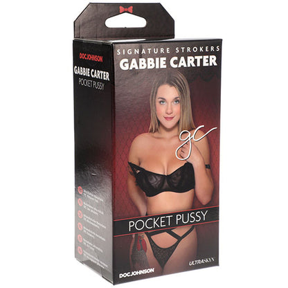 Doc Johnson Gabbie Carter Ultraskyn Pocket Pussy - Realistic Beige Stroker
