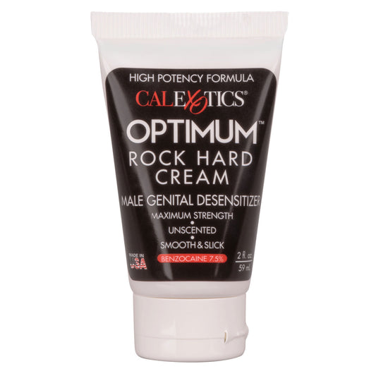 CalExotics Optimum Rock Hard Cream - Desensitizer with 7.5% Benzocaine - 2 Fl. Oz.
