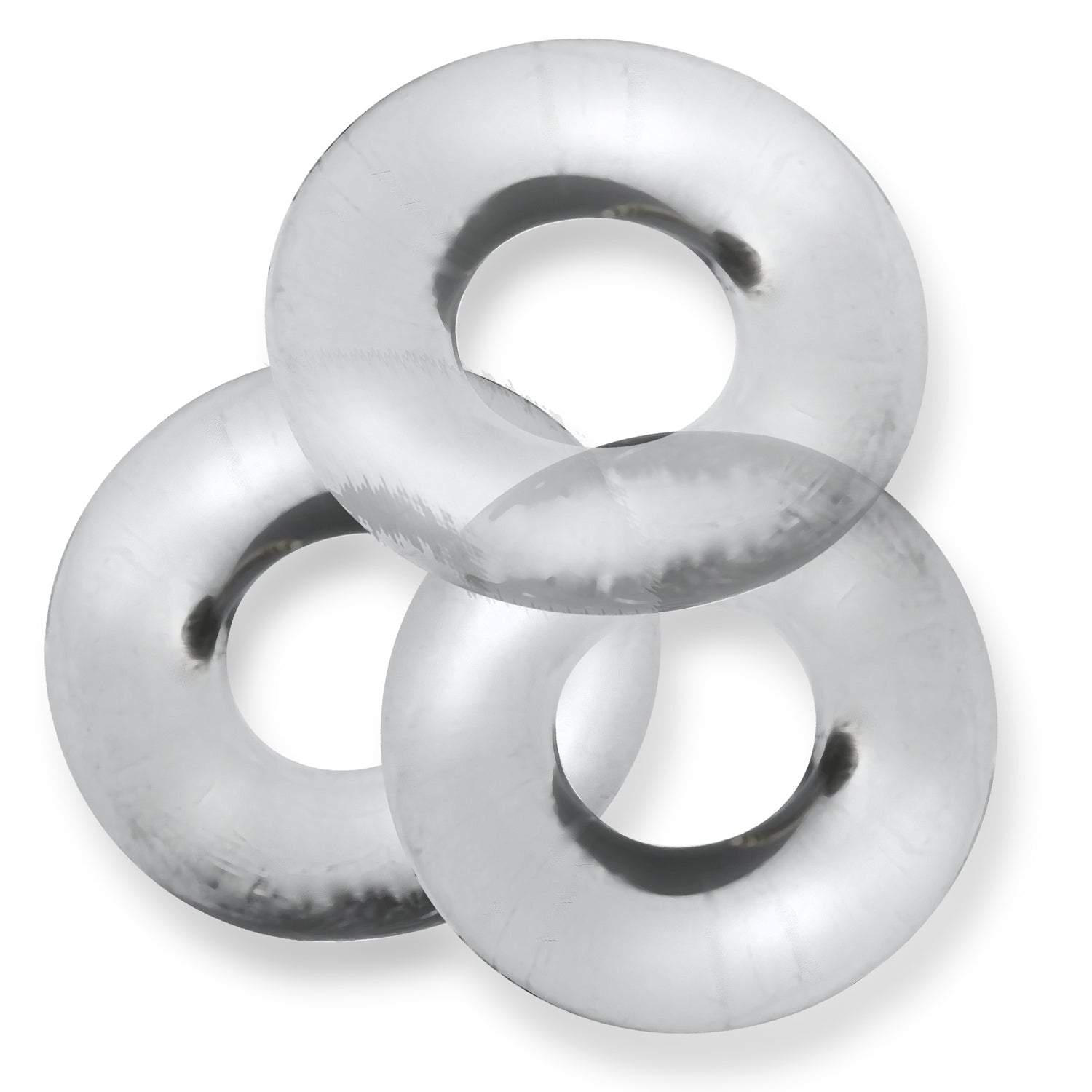 Oxballs Fat Willy 3-Pack Jumbo C-Rings – Clear