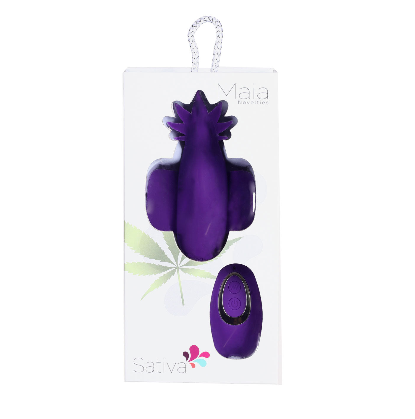 Sativa 10-Function Remote Control Panty Vibrator – Purple