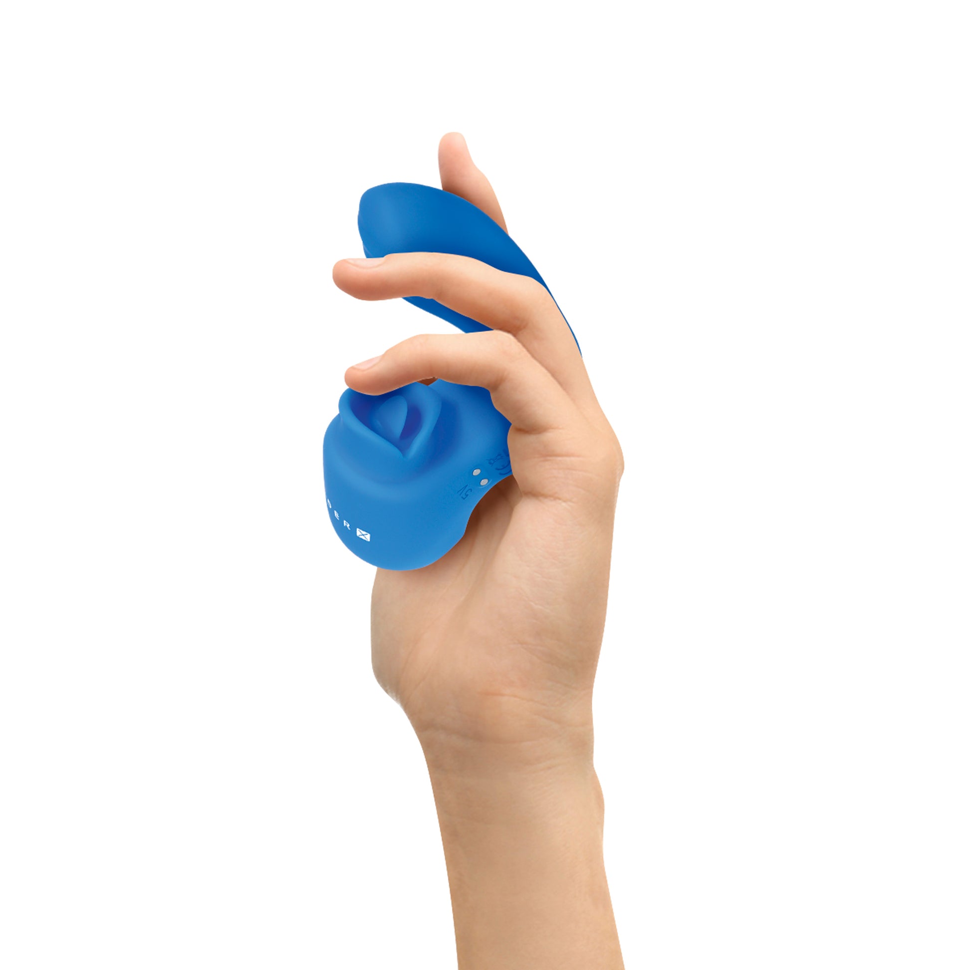 Evolved Novelties Flick It Finger Vibe with Tongue-Flicking Base – Blue