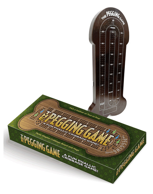 The Pegging Game - Cribbage Board Game with Phallic Design
