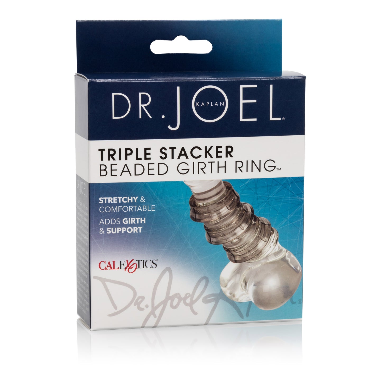 Dr. Joel Kaplan Beaded Girth Ring Triple Stacker – Gray